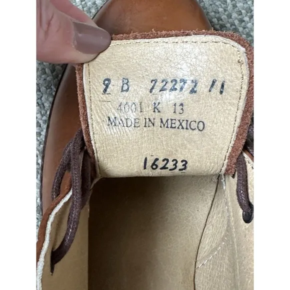 Frye, Carter Oxford Shoes, Brown, Men's Size 9B