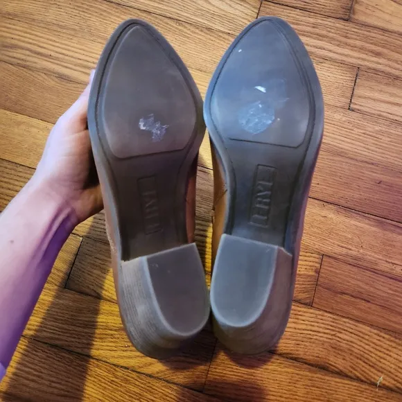 Frye Jennifer Brown Leather Ankle Booties