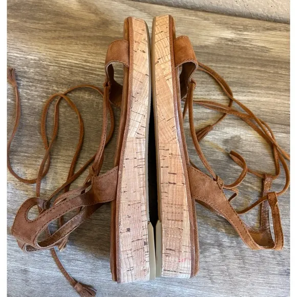 Frye Miranda Suede Gladiator Sandals