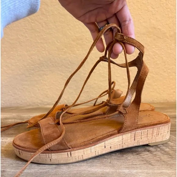 Frye Miranda Suede Gladiator Sandals