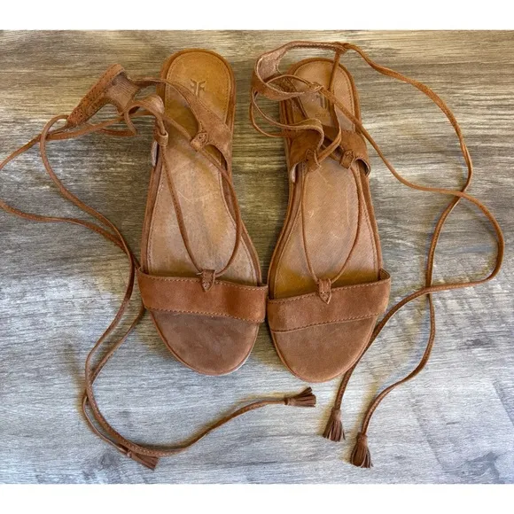 Frye Miranda Suede Gladiator Sandals