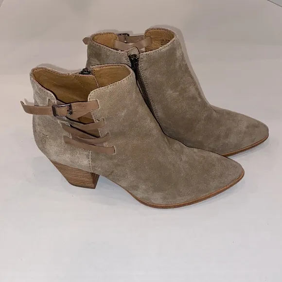 FRYE Reed Strappy Bootie Ankle Boots
