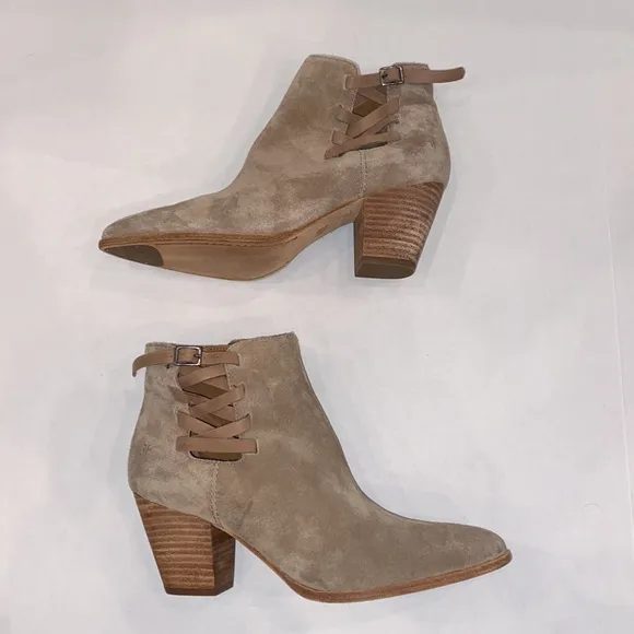 FRYE Reed Strappy Bootie Ankle Boots
