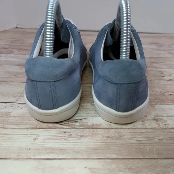 Frye Suede Leather Blue Sneakers Lace Up Leather Insoles Women's Size 6.5