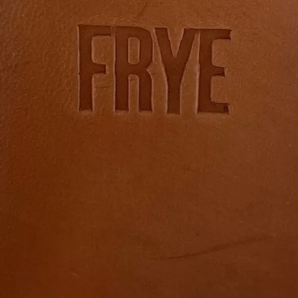 Frye Womens Shoes Gabby Ghillie Shooties Sz 9.5 Brown Leather Booties Heeled