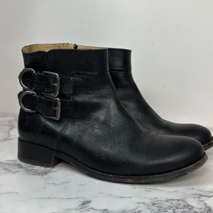 Frye Black Molly D Ring Boots Booties 6.5