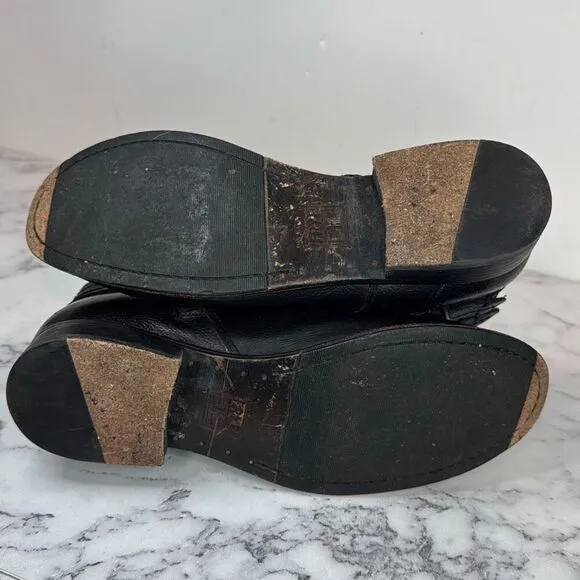 Frye Black Molly D Ring Boots Booties 6.5