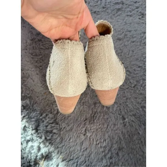 Frye suede ankle boots size 10