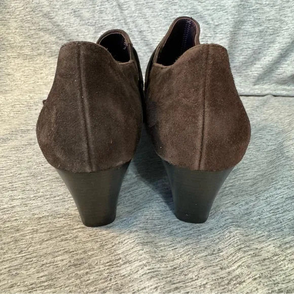 GABOR Brown Suede Women's Shoes, Side Buckle, Size 7, EUC