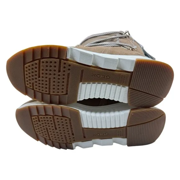 Geox Womens Falena Brown Snow Boots Size 9