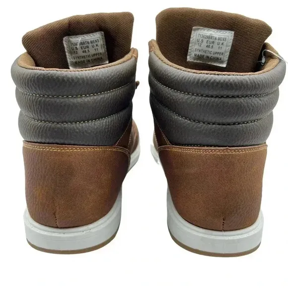 G.H.Bass NEW Mens 12 Walking Casual Lace Up Ankle Desert Boots 2 Tone Brown Tan