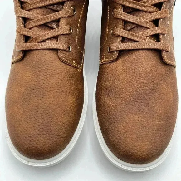 G.H.Bass NEW Mens 12 Walking Casual Lace Up Ankle Desert Boots 2 Tone Brown Tan