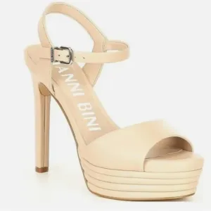 Gianni Bini Shoes Beige Platform Heels