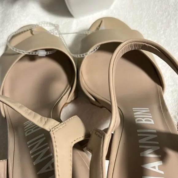 Gianni Bini Shoes Beige Platform Heels