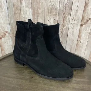 Gianni Bini Take-Five Black Suede Ankle Bootie