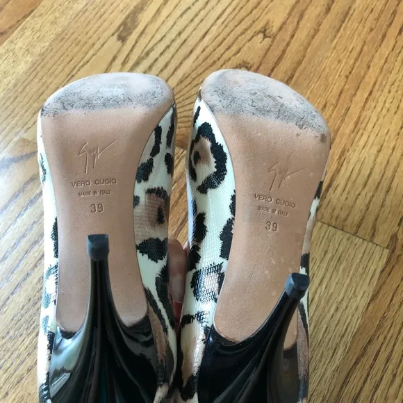 Giuseppe Zanotti animal print heels