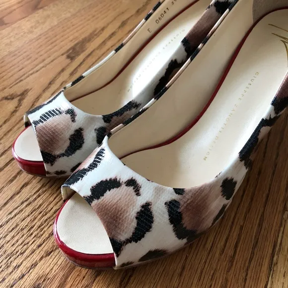 Giuseppe Zanotti animal print heels