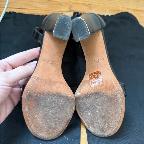 Givenchy Black Heeled Sandals