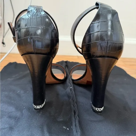 Givenchy Black Heeled Sandals