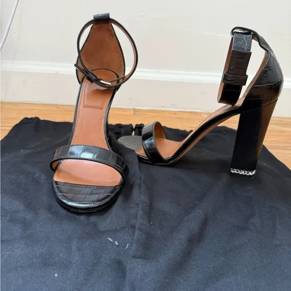 Givenchy Black Heeled Sandals