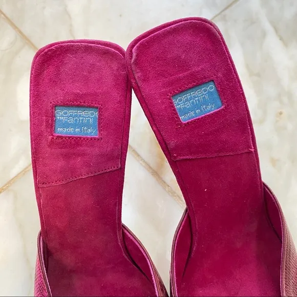 GOFFREDO FANTINI Leather Fuchsia Pink Shoes Heels