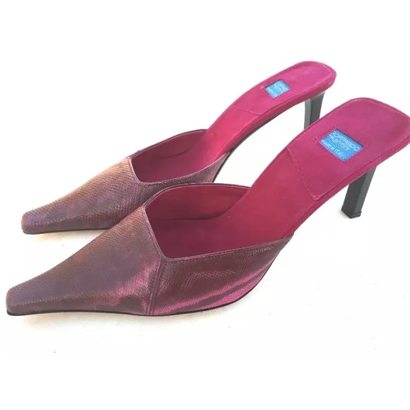GOFFREDO FANTINI Leather Fuchsia Pink Shoes Heels