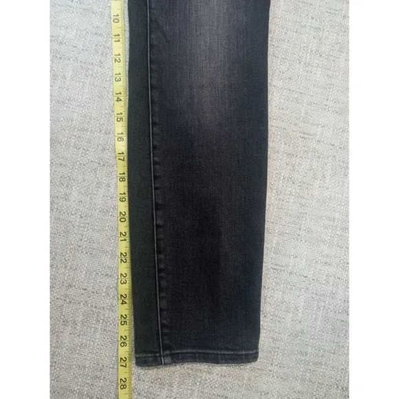 Good American Black219 Size 0x28 Inseam Skinnyish Fit High Rise