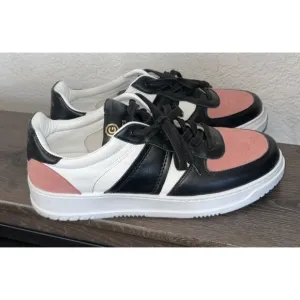 GREATS Men’s Saint James Low White/salmon/Black Casual Sneakers Shoes 9 Italy