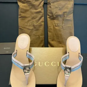 Gucci Beige and Pink Sandals