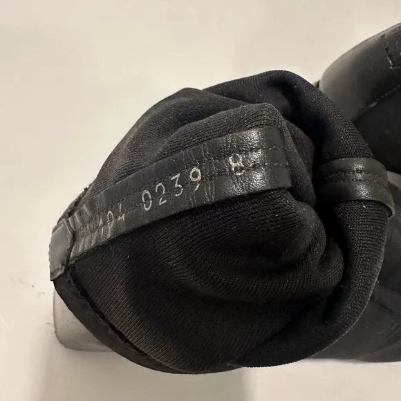 Gucci Black Nylon Sock Ankle Boots- Size 8