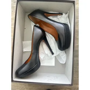Gucci Nappa Leather Black high heels, size 36.5