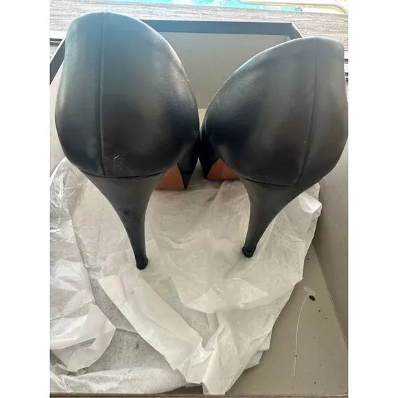 Gucci Nappa Leather Black high heels, size 36.5