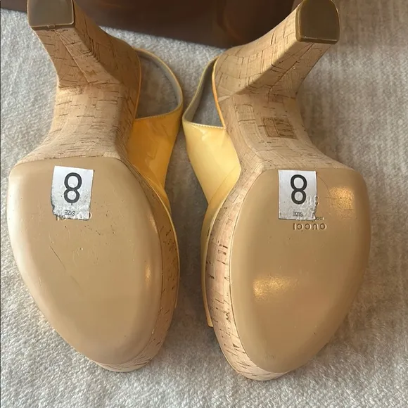 Gucci Women's Orange Slingback Heels