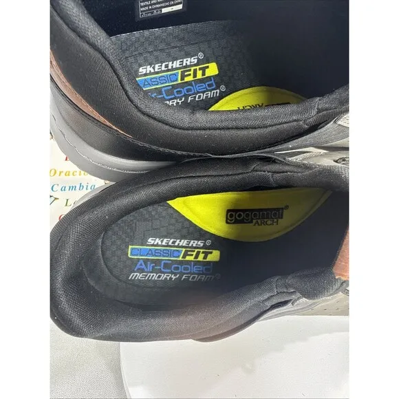 (H3) Mens Skechers® Delson 3.0 Men's Casual Shoes Black Gray Color Size US 13
