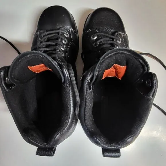Harley-Davidson Women's Black Leather Ankle Boots