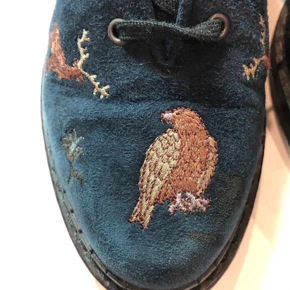 Haus Belir Embroidered Wildlife Loafers Size 6.5