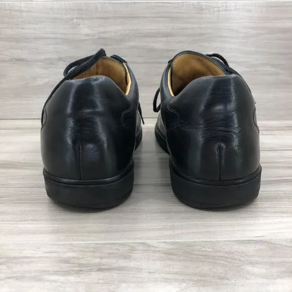 Highlander Shoes Mens EU 43 Black Leather Lace Up