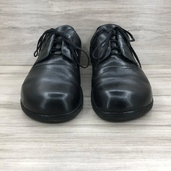 Highlander Shoes Mens EU 43 Black Leather Lace Up
