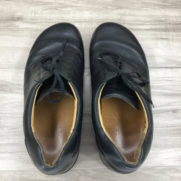 Highlander Shoes Mens EU 43 Black Leather Lace Up