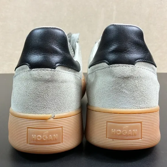 Hogan Leather Suede Big H Skateboarding Style H357 Sneaker Shoes Men’s size 9.5