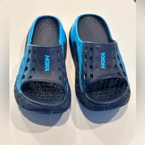 Hoka Blue Slide Sandals Ora Recovery Slide 7M 9W