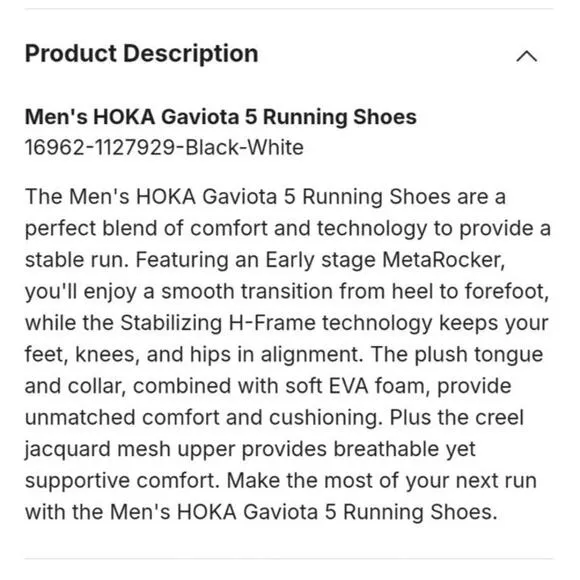 HOKA Gaviota 5 Men's Running Shoes