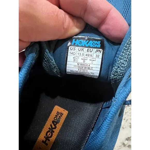 Hoka‎ One Mach 4 Shoes - Size 14D