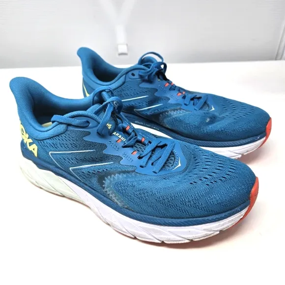 Hoka One One Women's Arahi 5 1115012 MBLGR Blue Running Shoes Sneakers Size 9 B.