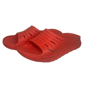 Hoka Ora Recovery Slide Sandals Athletic Training Flip Flops Comfort Red Men 14