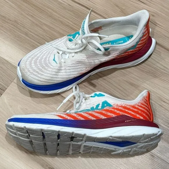 Hoka One Mach 5 Multicolor Running Shoes Men’s 10.5