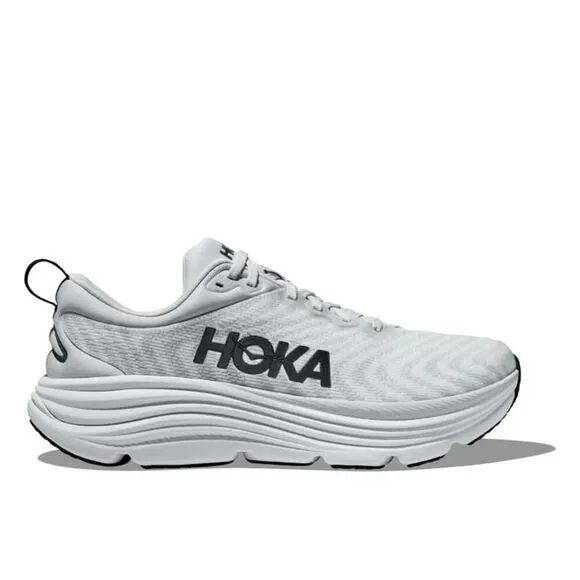 Hoka One One Gaviota 5 1127929-NCSW Sneaker Mens 7.5 White Running Shoes ZPO1848