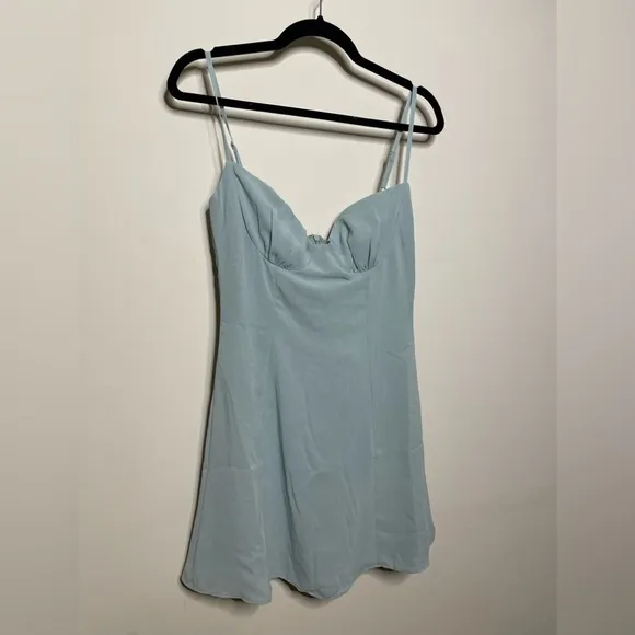 House of Cb Christiana Light Jade Mini Dress