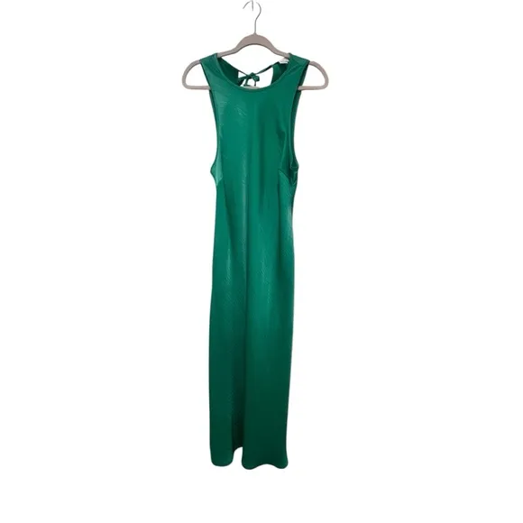 House of Harlow 1960 Kelly Green Sleeveless Midi Dress - Size XL