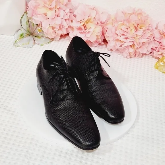 HUGO Boss Men's Fashion Oxford Vareb Leather Shoes 50246655 Size 7.5